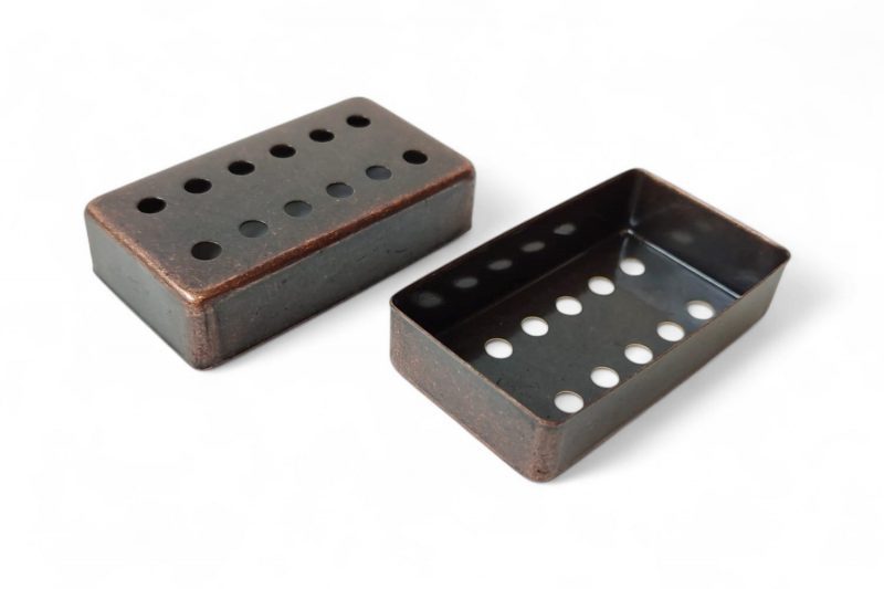 ANTIQUE COPPER ARTEC HUMBUCKER 12 ADJUSTABLE POLES COVERS