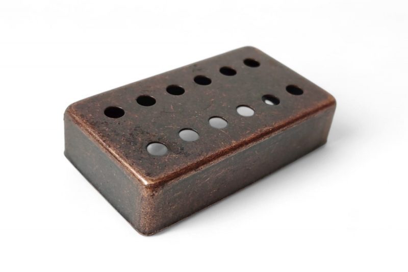 ANTIQUE COPPER ARTEC HUMBUCKER 12 ADJUSTABLE POLES COVERS