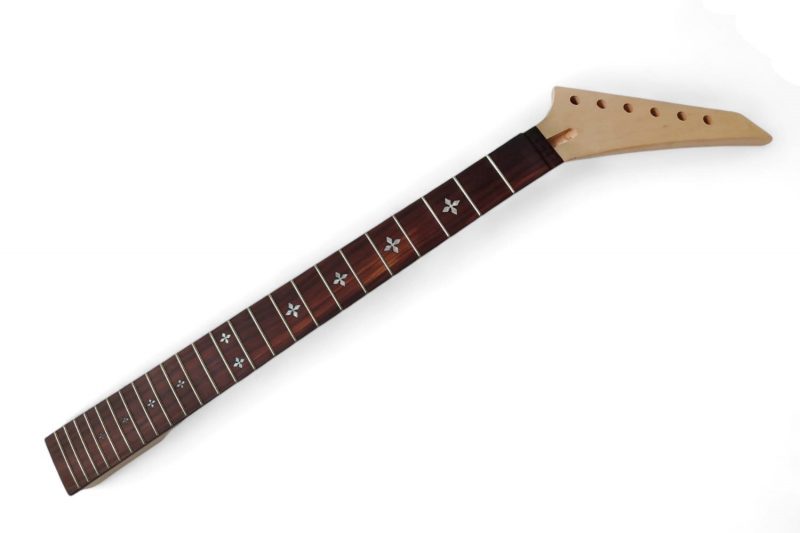MASTIL JS DE ARCE Y BLACKWOOD TEK INLAYS CRUCES ACABADO MATE
