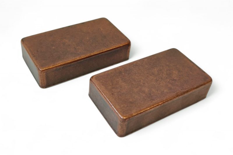 ANTIQUE COPPER ARTEC CLOSED HUMBUCKER COVERS