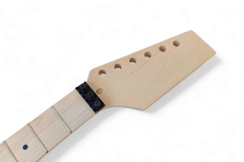 BLACK LOCKING NUT MAPLE 22 FRETS TELECASTER NECK