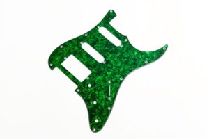 GREEN PEARL STRATOCASTER PICKGUARD HSS – SALE