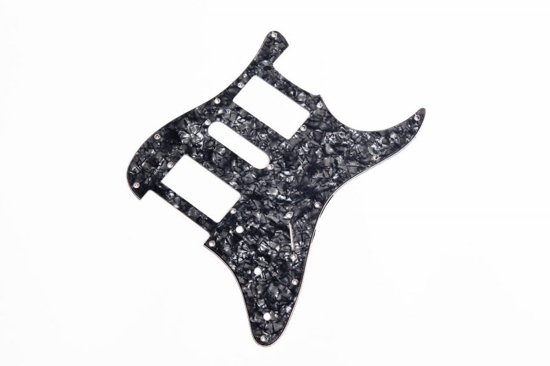 PICKGUARD STRATOCASTER HSH NEGRO PERLADO – LIQUIDACIÓN