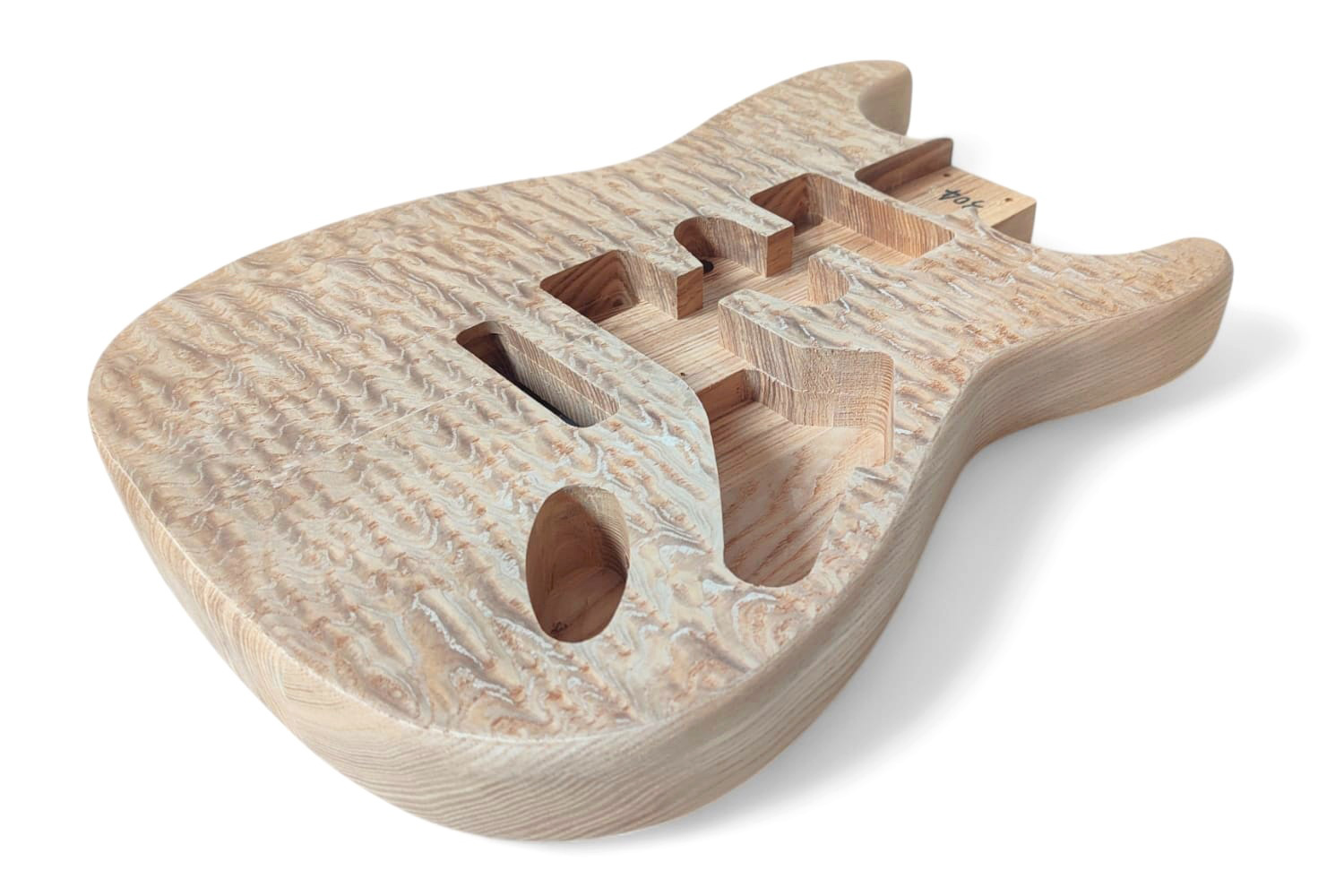 Cuerpo Stratocaster fresno ash burl 1