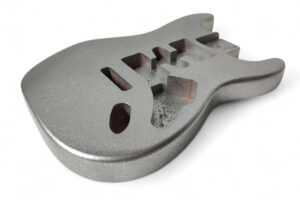 Cuerpo Stratocaster silver sparkle 1