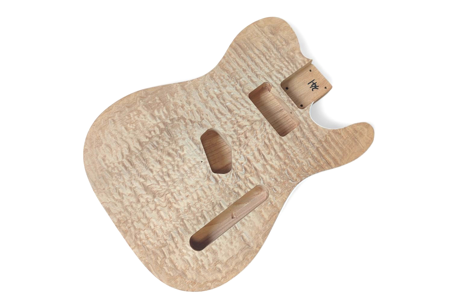 Cuerpo Telecaster fresno rizado 2